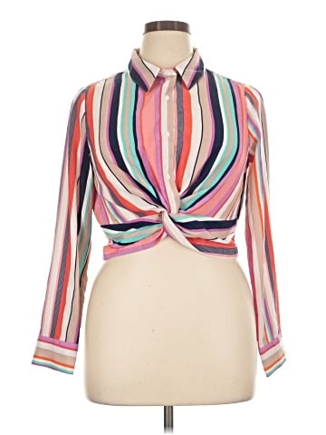 Timing 3/4 Sleeve Blouse (view 1)