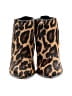 Sole Society Animal Print Brown Ankle Boots Size 6 1/2 - photo 2