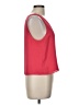 Aqua 100% Polyester Red Sleeveless Blouse Size L - photo 4