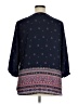 Eyeshadow 100% Polyester Blue 3/4 Sleeve Blouse Size XL - photo 2