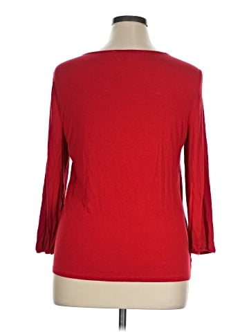 Cable & Gauge 3/4 Sleeve Blouse (view 2)