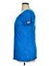 Cable & Gauge 100% Viscose Blue Short Sleeve Top Size XL - photo 5
