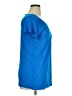 Cable & Gauge 100% Viscose Blue Short Sleeve Top Size XL - photo 4