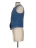 Unbranded Blue Denim Vest Size XS - photo 5