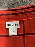 Stylus 100% Rayon Plaid Red Long Sleeve Button-Down Shirt Size L - photo 8
