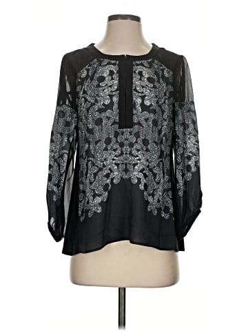 Nanette Lepore Long Sleeve Silk Top (view 1)