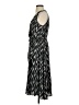 Ann Taylor 100% Polyester Chevron-herringbone Black Casual Dress Size 4 - photo 5