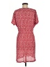 MNG 100% Polyester Print Red Casual Dress Size 6 - photo 2