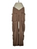 Shein 100% Cotton Brown Cargo Pants Size S (petite) - photo 1