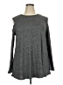 Bobeau Gray Long Sleeve Top Size 2X - photo 1