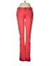 Fossil Color Block Red Jeans Size 28 waist - photo 1