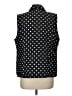 Chico's 100% Polyester Polka Dots Black Vest Size Lg (2) - photo 2