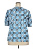 Notations Blue Short Sleeve Blouse Size 2X - photo 2