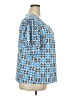 Notations Blue Short Sleeve Blouse Size 2X - photo 4