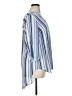 Worthington 100% Polyester Stripes Blue 3/4 Sleeve Blouse Size 1X - photo 4