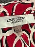Jones Studio 100% Polyester Animal Print Red Long Sleeve Blouse Size L - photo 7
