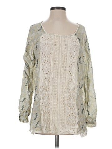 Johnny Was Long Sleeve Silk Top (view 1)