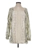 Johnny Was 100% Silk Ivory Long Sleeve Silk Top Size S - photo 1