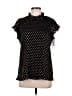 Adrianna Papell 100% Polyester Black Short Sleeve Blouse Size M - photo 1