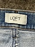 Ann Taylor LOFT Outlet Color Block Blue Jeans Size 14 - photo 7
