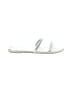 TKEES Silver White Sandals Size 6 - photo 1