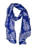 Unbranded 100% Polyester Paisley Blue Scarf One size - photo 1