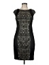 Sangria 100% Polyester Graphic Black Cocktail Dress Size 8 Petite - photo 1