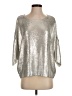 Remain 100% Acrylic Metallic Silver Poncho Size S - photo 1