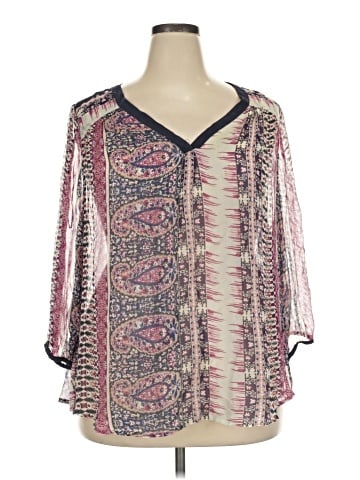 Lucky Brand 3/4 Sleeve Blouse (view 1)