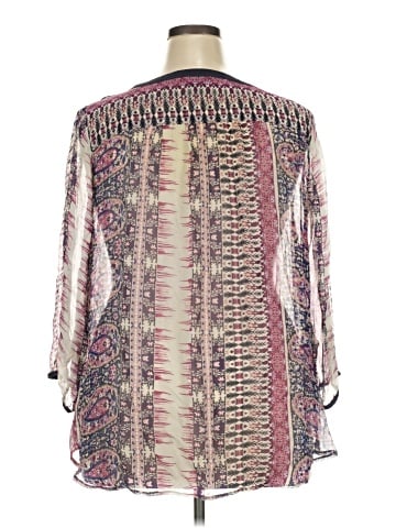 Lucky Brand 3/4 Sleeve Blouse (view 2)