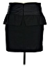 MICHAEL Michael Kors Solid Black Formal Skirt Size 14 - photo 2