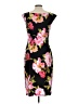 Connected Apparel Floral Black Cocktail Dress Size 12 - photo 2