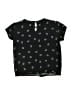 Bebe Black Short Sleeve Blouse Size 7 - 8 - photo 2