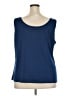 Unbranded Blue Sleeveless T-Shirt Size 3X - photo 2
