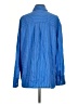 Zara Stripes Blue Long Sleeve Button-Down Shirt Size XS - photo 2
