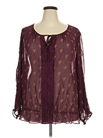 Boutique + Long Sleeve Blouse (view 1)