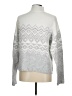 Nine West Chevron-herringbone Silver Pullover Sweater Size M - photo 2