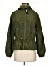 New Look 100% Polyester Solid Green Windbreaker Size S - photo 1