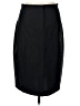 Theory Solid Black Wool Skirt Size 12 - photo 1