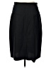 Theory Solid Black Wool Skirt Size 12 - photo 2