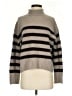 Banana Republic 100% Cashmere Stripes Gray Cashmere Pullover Sweater Size XXS - photo 1