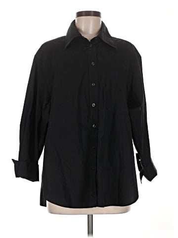 Gap 3/4 Sleeve Button-Down Shirt (view 1)
