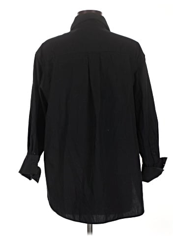 Gap 3/4 Sleeve Button-Down Shirt (view 2)
