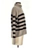 Banana Republic 100% Cashmere Stripes Gray Cashmere Pullover Sweater Size XXS - photo 4