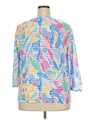 Alfred Dunner 3/4 Sleeve T-Shirt (view 2)