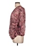 Aqua 100% Polyester Pink 3/4 Sleeve Blouse Size L - photo 5