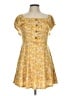 Speechless Yellow Casual Dress Size L - photo 1