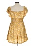 Speechless Yellow Casual Dress Size L - photo 2