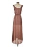 DR2 100% Polyester Brown Casual Dress Size XS - photo 2