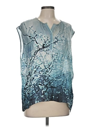 Elie Tahari Sleeveless Silk Top (view 1)